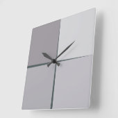 stalen zilveren klok (Hoek)