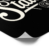 Staley Naam Custom - Staley Sticker Poster (Hoek)