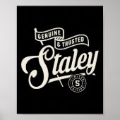 Staley Naam Custom - Staley Sticker Poster (Voorkant)