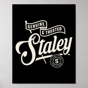 Staley Naam Custom - Staley Sticker  Poster