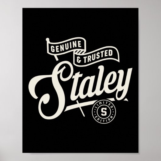 Staley Naam Custom - Staley Sticker Poster (Voorkant)