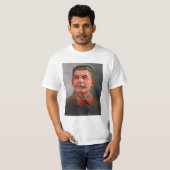 Stalin communisme communistische USSR CCCP T-shirt (Voorkant volledig)