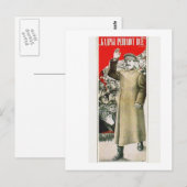 stalin de leider ussr briefkaart (Voorkant / Achterkant)
