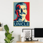 Stalin - Oom Joe: Obama parodie poster (Thuiskantoor)