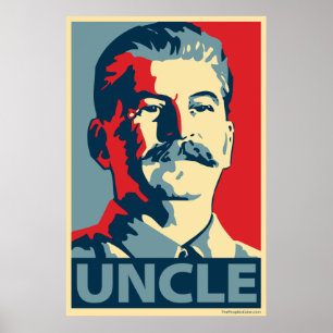 Stalin - Oom Joe: Obama parodie poster