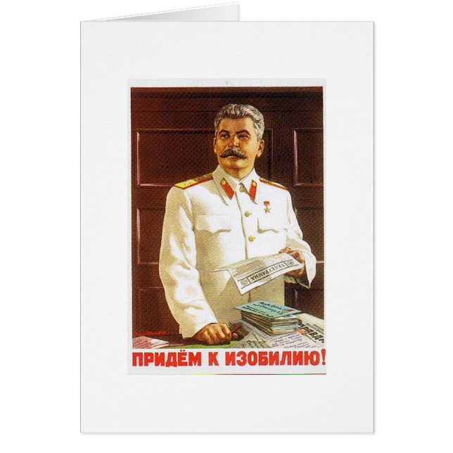 stalin poster (Voorkant)