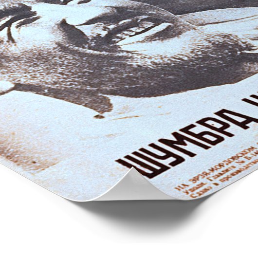 Stalin, Poster 1935 van de Sovjet-Propaganda (Hoek)