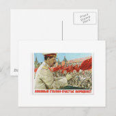stalin poster briefkaart (Voorkant / Achterkant)