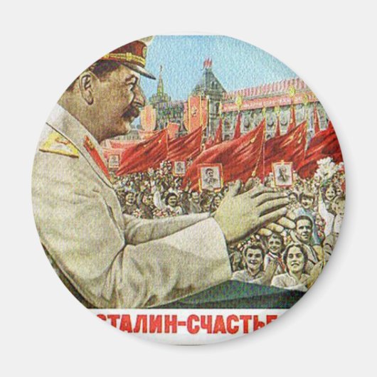 stalin poster magneet (Voorkant)