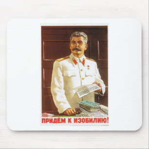 stalin poster muismat