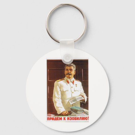 stalin poster sleutelhanger (Voorkant)