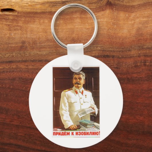 stalin poster sleutelhanger (Voorkant)