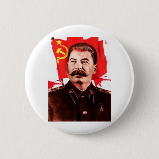 Stalin Ronde Button 5,7 Cm (Voorkant)