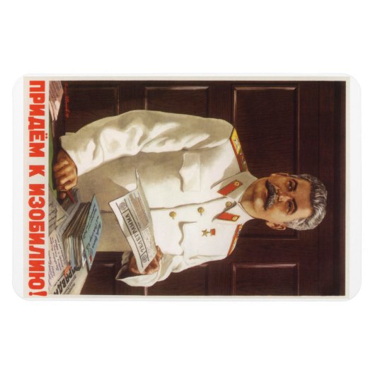 Stalin Sovjet-Poster Magneet (Horizontaal)
