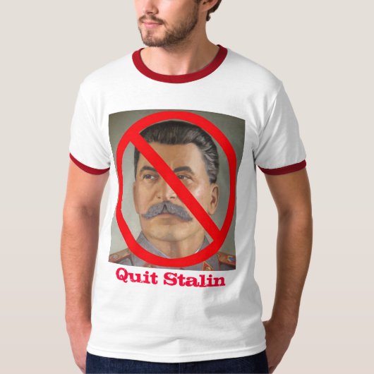 Stalin stoppen t-shirt (Voorkant)