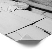 Stalin, Truman en Churchill — WW2 Foto Poster (Hoek)