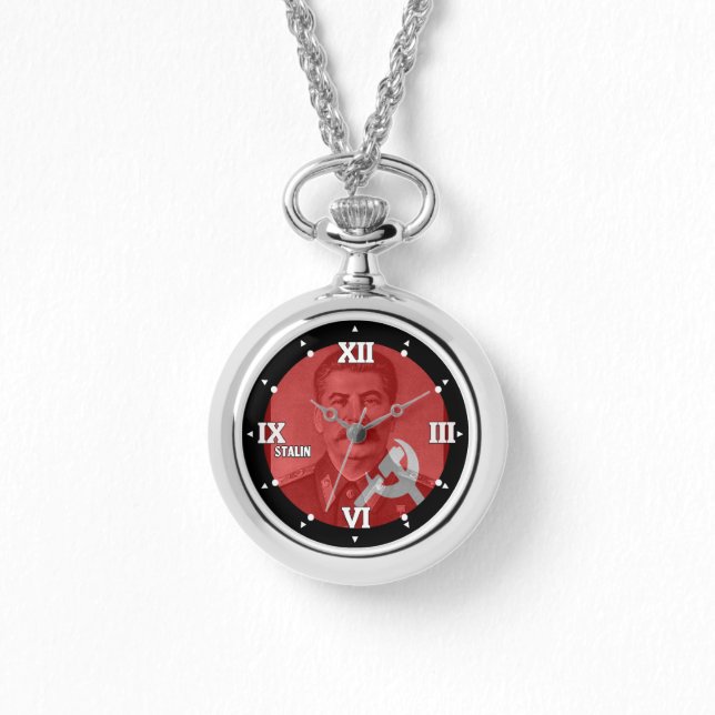 Stalin USSR Communistische CCCP Geschiedenis Figuu Horloge (Voorkant)