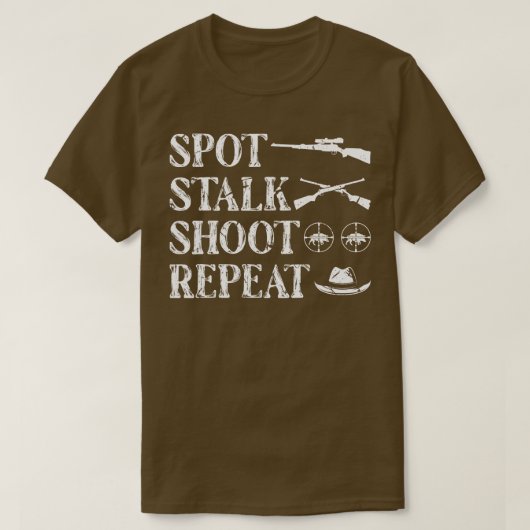 Stalk Boar Hunter Hog Hunting T-shirt (Design voorkant)
