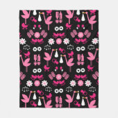 Stalk Delivery Twin Baby Room Fleece Deken (Voorkant)