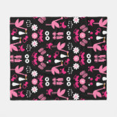 Stalk Delivery Twin Baby Room Fleece Deken (Voorkant (Horizontaal))