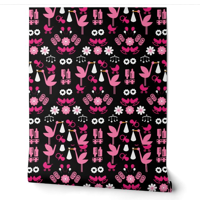 Stalk Levering Twee Babykamer Behang (Afrollen)