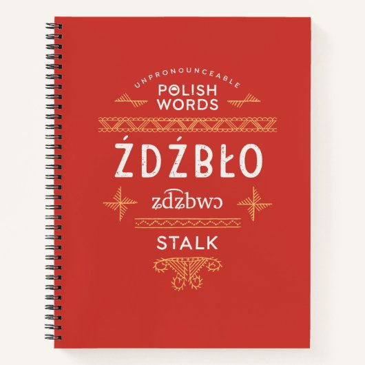 Stalk Poolse taal Notitieboek (Voorkant)