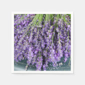 Stalken van lavender Paper Napkins Servet (Voorkant)