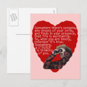 Stalker Anti-Valentijnsdag Feestdagenkaart (Voorkant / Achterkant)