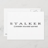 STALKER BRIEFKAART (Voorkant / Achterkant)