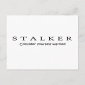 STALKER BRIEFKAART (Voorkant)