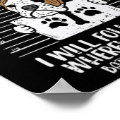 Stalker Engels Bulldog plezier Poster (Hoek)
