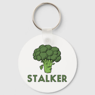 STALKER Funny Broccoli Fun Humor Pun Sleutelhanger