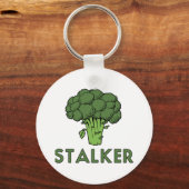 STALKER Funny Broccoli Fun Humor Pun Sleutelhanger (Voorkant)