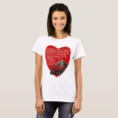 Stalker - Funny Valentijnsdag T-shirt (Voorkant volledig)