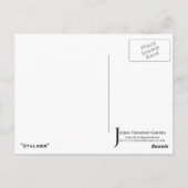 "Stalker" JTG Art Briefkaart (Achterkant)