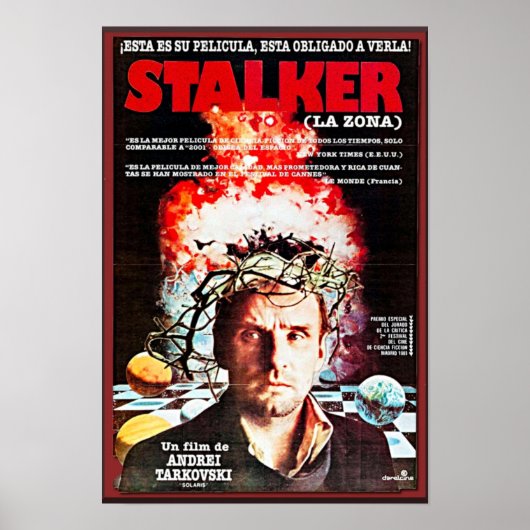 Stalker La Zona Poster (Voorkant)