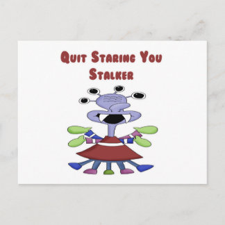 Stalker Monster Briefkaart