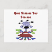 Stalker Monster Briefkaart (Voorkant)