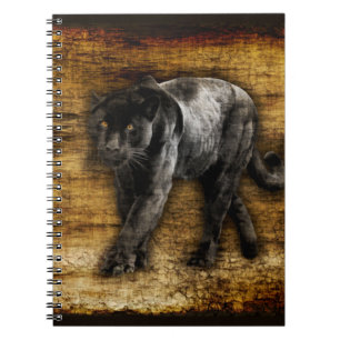 Stalking Black Panther Artwork Notitieboek