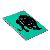 Stalking Lion Notitieboek (Rechterzijde)