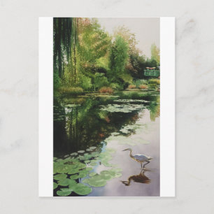 Stalking Monet van Paul Jackson aws, nws Briefkaart