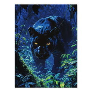 stalking panther perfect poster