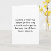 Stalking Romantic Walk Kaart (Gele Bloem)