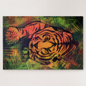 Stalking Tiger Legpuzzel - Schilderij (Horizontaal)