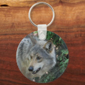 Stalking Wolf Sleutelhanger (Voorkant)