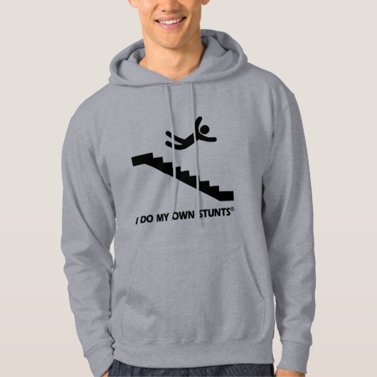 Stallen mijn eigen stunts hoodie (Voorkant)