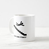 Stallen mijn eigen stunts koffiemok (Voorkant links)