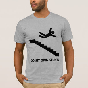 Stallen mijn eigen stunts t-shirt