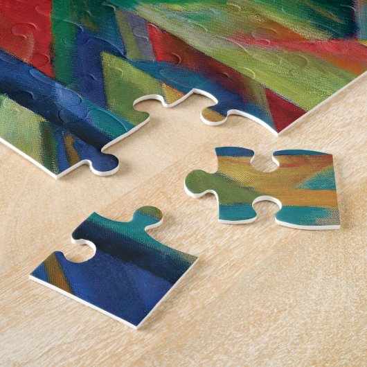 Stallen van Franz Marc Legpuzzel (Zijkant)