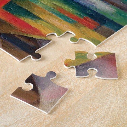 Stallen van Franz Marc Legpuzzel (Zijkant)